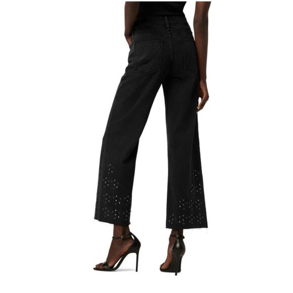 HUDSON Rosie High Rise Wide Leg Ankle Jeans 25 NWT - Picture 2 of 8